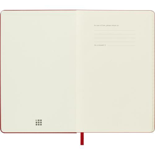 2027 Moleskine Daily Hardcover Pocket Scarlet Red 12-Month Diary