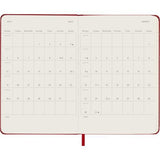 2027 Moleskine Daily Hardcover Pocket Scarlet Red 12-Month Diary
