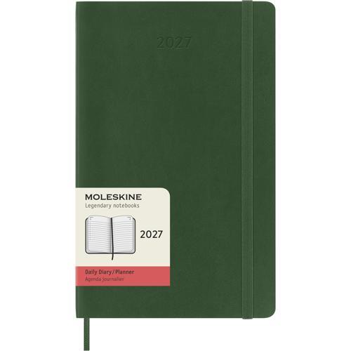 2027 Moleskine Daily Softcover Large Myrtle Green 12-Month Diary