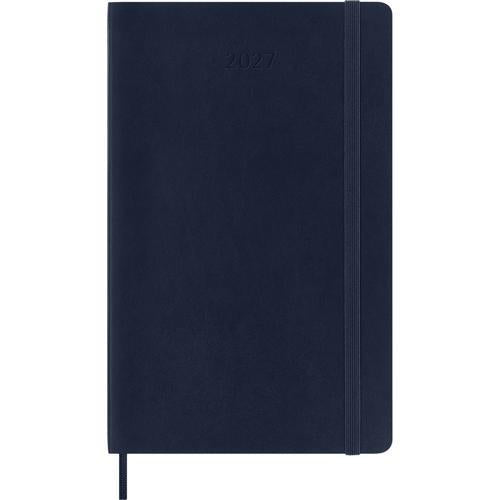 2027 Moleskine Daily Softcover Large Sapphire Blue 12-Month Diary