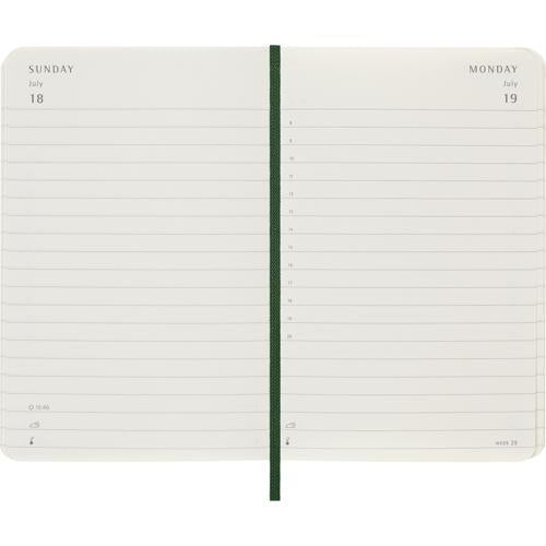 2027 Moleskine Daily Softcover Pocket Myrtle Green 12-Month Diary