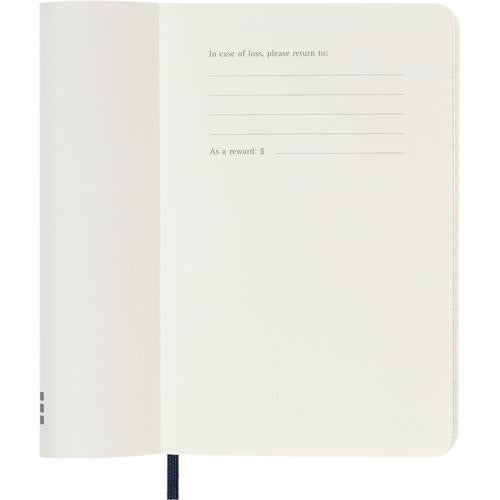 2027 Moleskine Daily Softcover Pocket Sapphire Blue 12-Month Diary