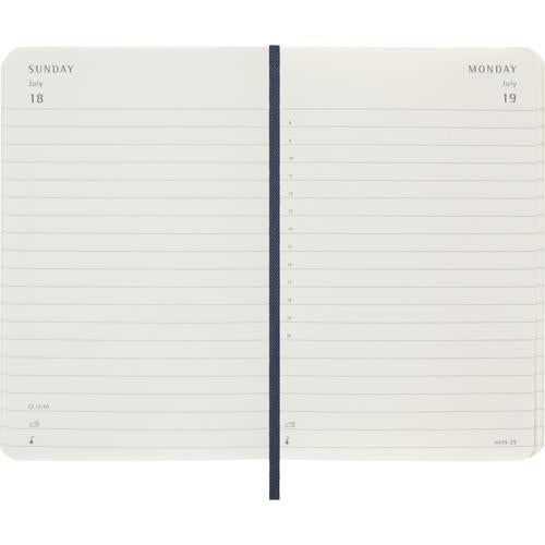 2027 Moleskine Daily Softcover Pocket Sapphire Blue 12-Month Diary