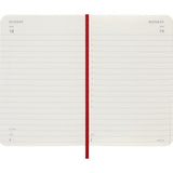 2027 Moleskine Daily Softcover Pocket Scarlet Red 12-Month Diary