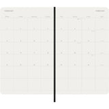 2027 Moleskine Monthly Softcover Large Black 12-Month Diary