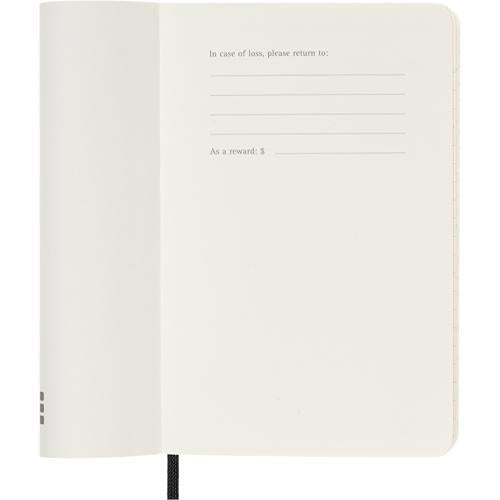 2027 Moleskine Monthly Softcover Pocket Black 12-Month Diary