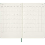 2027 Moleskine Weekly With Notes Hardcover Large Sage Green 12-Month Diary