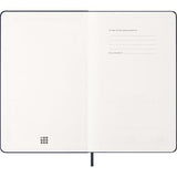 2027 Moleskine Weekly With Notes Hardcover Large Sapphire Blue 12-Month Diary