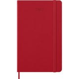2027 Moleskine Weekly With Notes Hardcover Large Scarlet Red 12-Month Diary