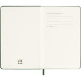 2027 Moleskine Weekly With Notes Hardcover Pocket Myrtle Green 12-Month Diary