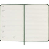 2027 Moleskine Weekly With Notes Hardcover Pocket Myrtle Green 12-Month Diary