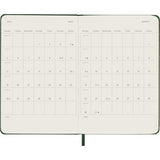 2027 Moleskine Weekly With Notes Hardcover Pocket Myrtle Green 12-Month Diary