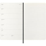 2027 Moleskine Weekly With Notes Softcover Large Black 12-Month Diary