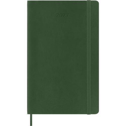 2027 Moleskine Weekly With Notes Softcover Large Myrtle Green 12-Month Diary