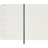 2027 Moleskine Weekly With Notes Softcover Pocket Black 12-Month Diary