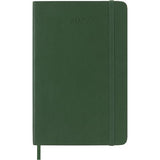 2027 Moleskine Weekly With Notes Softcover Pocket Myrtle Green 12-Month Diary