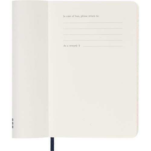 2027 Moleskine Weekly With Notes Softcover Pocket Sapphire Blue 12-Month Diary
