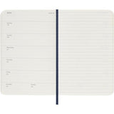2027 Moleskine Weekly With Notes Softcover Pocket Sapphire Blue 12-Month Diary