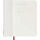 2027 Moleskine Weekly With Notes Softcover Pocket Scarlet Red 12-Month Diary