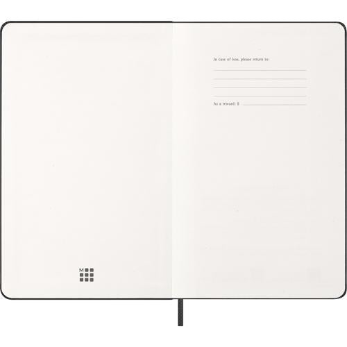 2027 Moleskine Weekly Horizontal Hardcover Large Black 12-Month Diary