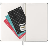 2027 Moleskine Weekly Horizontal Hardcover Large Black 12-Month Diary