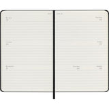 2027 Moleskine Weekly Horizontal Hardcover Pocket Black 12-Month Diary