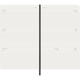 2027 Moleskine Weekly Horizontal Softcover Large Black 12-Month Diary