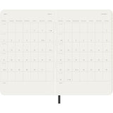 2027 Moleskine Weekly Horizontal Softcover Pocket Black 12-Month Diary