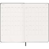 2027 Moleskine Weekly Vertical Hardcover Large Black 12-Month Diary