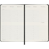 2027 Moleskine Weekly Vertical Hardcover Pocket Black 12-Month Diary