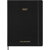 2027 Moleskine Essential Softcover Weekly Vertical XXL Black 15-Month Planner