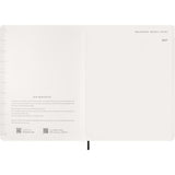 2027 Moleskine Essential Softcover Weekly Vertical XXL Black 15-Month Planner