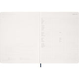 2027 Moleskine Essential Softcover Weekly Vertical XXL Sapphire Blue Planner