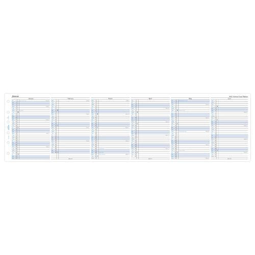 2027 Filofax Year Planner Vertical Pocket Organiser Refill
