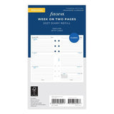 2027 Filofax Week to View Ruled Personal Organiser Refill