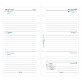 2027 Filofax Week to View Ruled Personal Organiser Refill