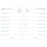 2027 Filofax Week per Page A5 Multilanguage Organiser Refill