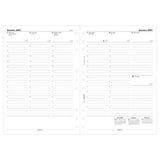 2027 Filofax Week to View with Appointments Vertical Deskfax Organiser Refill