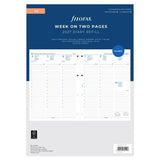 2027 Filofax Week to View with Appointments Vertical A4 Multilanguage Refill