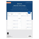 2027 Filofax Day per Page with Appointments A4 Multilanguage Organiser Refill