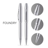 Ballpoint Pen - Cross Foundry Lustrous Chrome