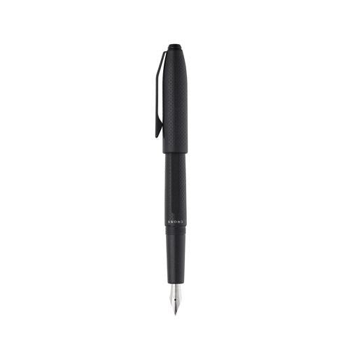 Fountain Pen - Cross Prism Obsidian Black with Matt Black Trim Medium Nib
