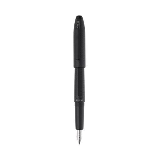 Fountain Pen - Cross Prism Obsidian Black with Matt Black Trim Medium Nib