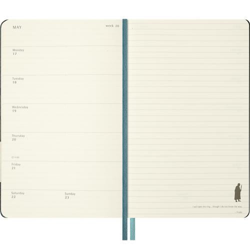 2027 Moleskine LOTR Weekly With Notes Hardcover Large 12-Month Diary