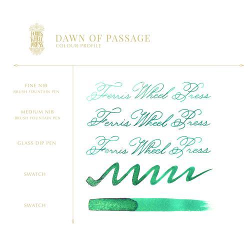 Fountain Pen Ink Dawn of Passage 20ml - Ferris Wheel Press FerriTales