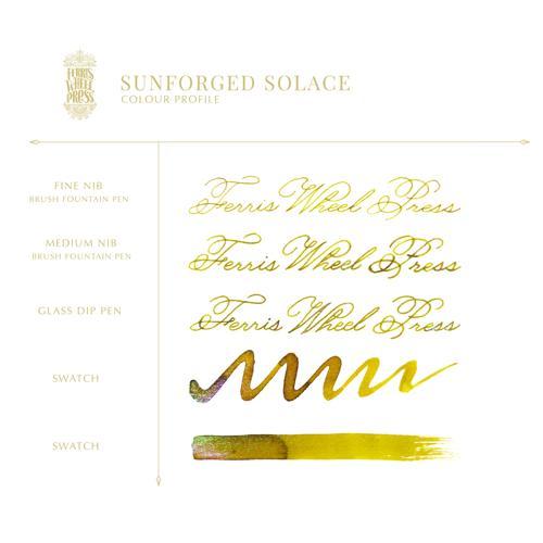 Fountain Pen Ink Sunforged Solace 85ml - Ferris Wheel Press FerriTales