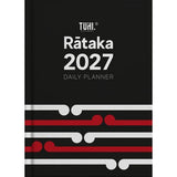 2027 Tuhi B51 Day Per Page Rataka Black Koru Diary