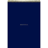Meeting Notes Notepad B5 Wiro 50 Sheets Navy - Collins