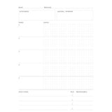 Meeting Notes Notepad B5 Wiro 50 Sheets Navy - Collins