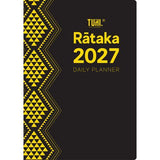 2027 Tuhi A41 Day Per Page Premium Rataka Black & Gold Diary